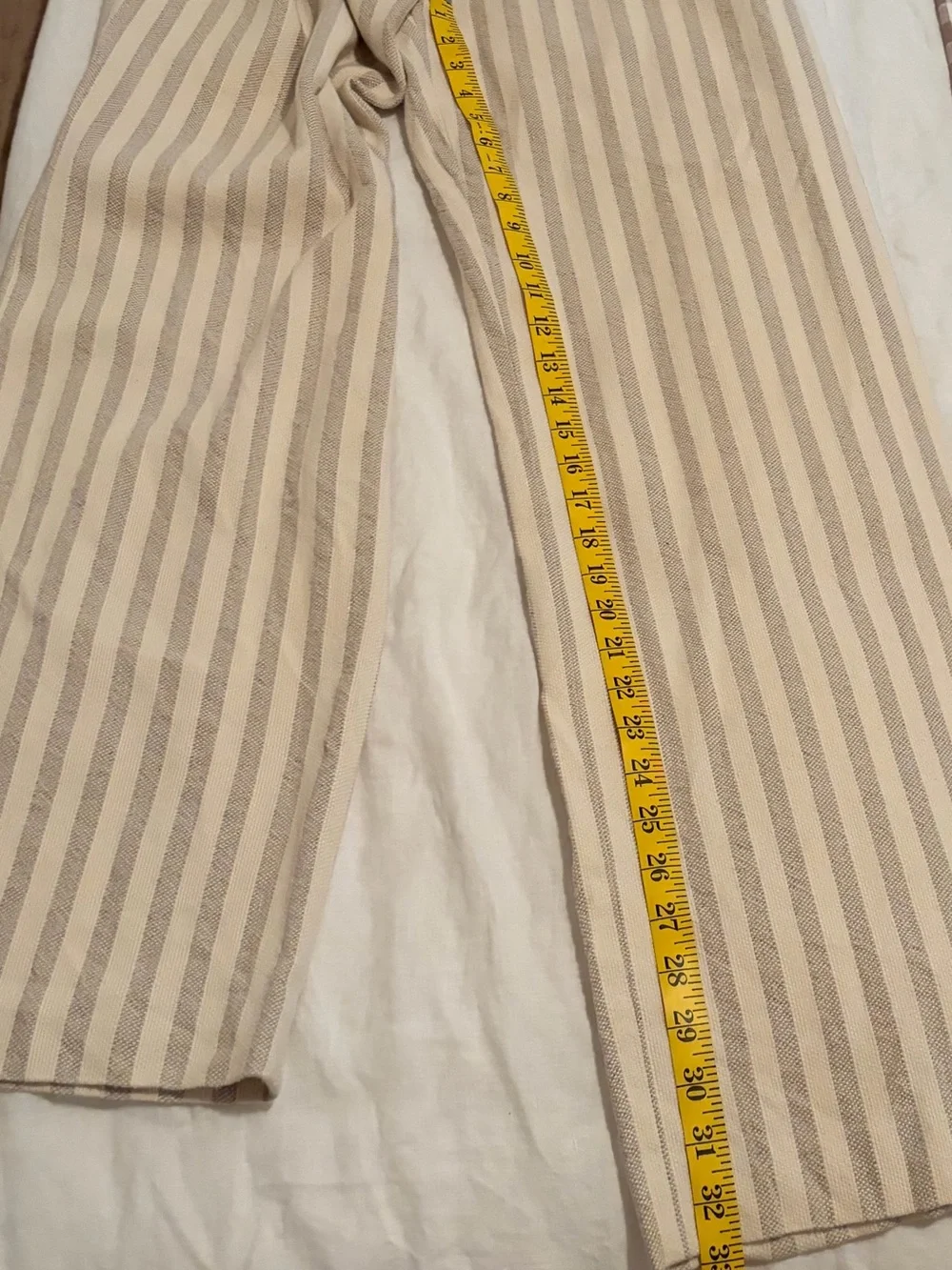 Rare Sezane Author Belted Linen Pants US 6/ FR 38